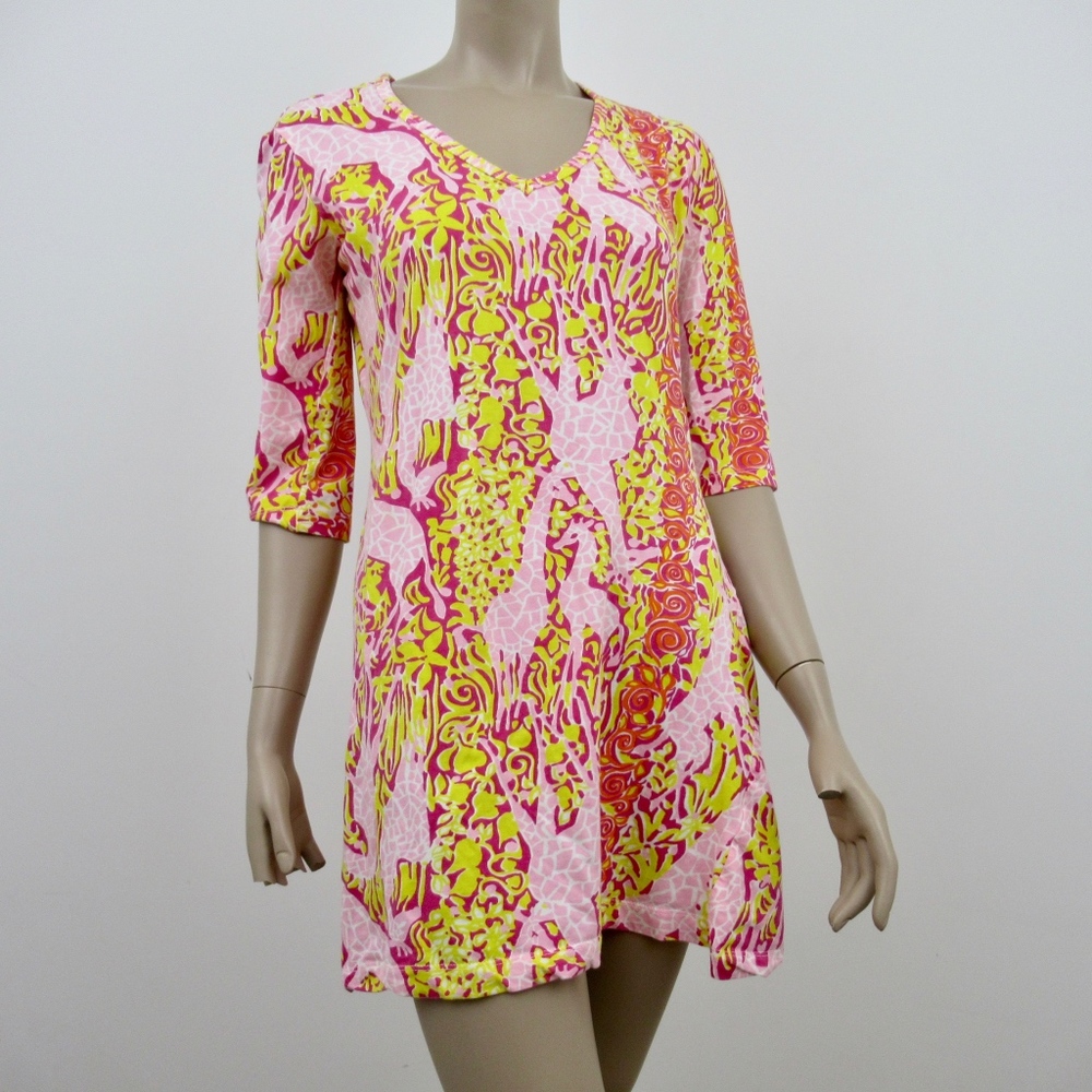 Barbara Gerwit Vintage Dress Tunic Pink Size M